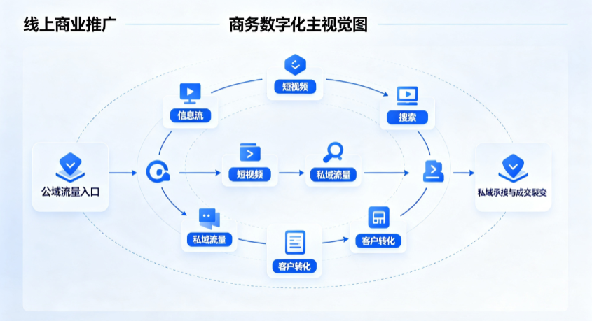 扎鲁特旗线上商业推广怎么做？全域流量闭环搭建与低成本转化实战指南